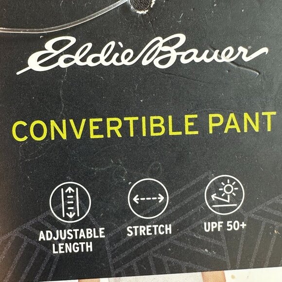 Eddie Bauer Women's Convertible Pant Size 8 Grey Adjustable Length UPF 50+ (NEW) - Picture 10 of 15